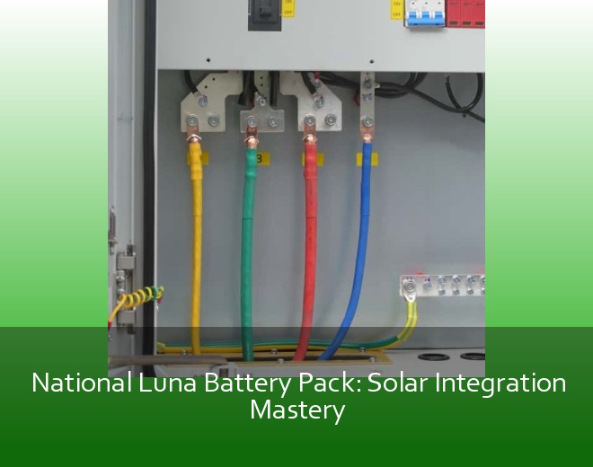 National Luna Battery Pack: Solar Integration Mastery
